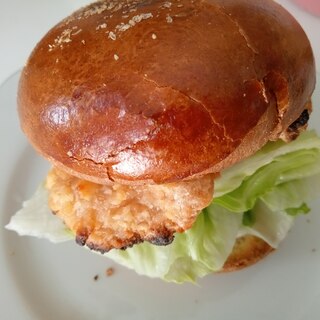 鶏の唐揚げ★バーガー